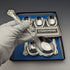 British Vintage Silver Plated Soup Spoons Set of 6 in Osborne Paper Box